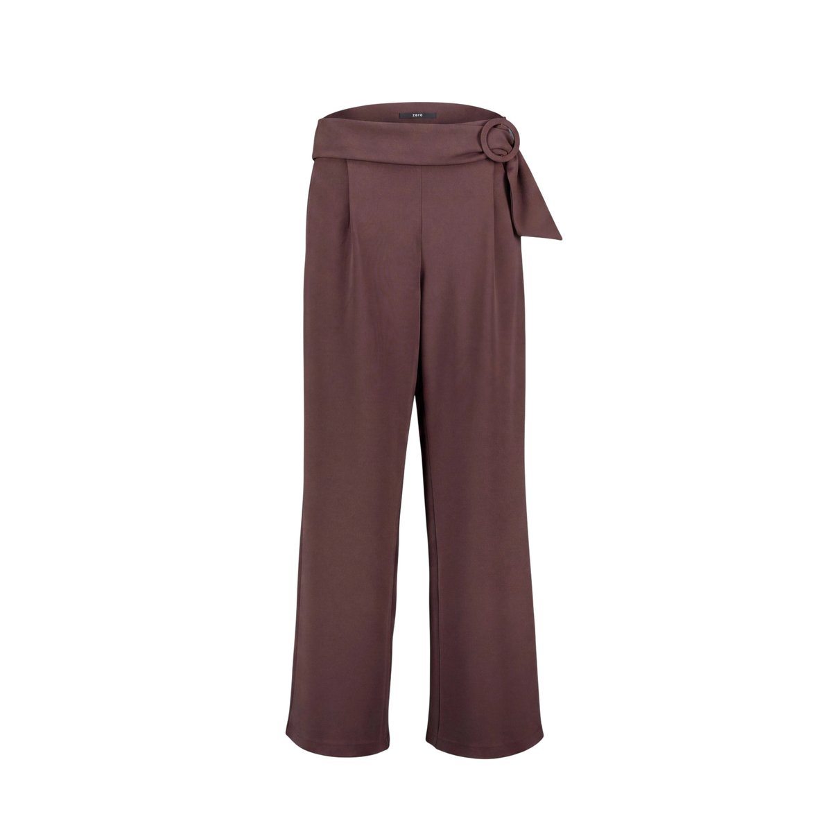 Pantalon casual à ceinture black coffee, ZERO