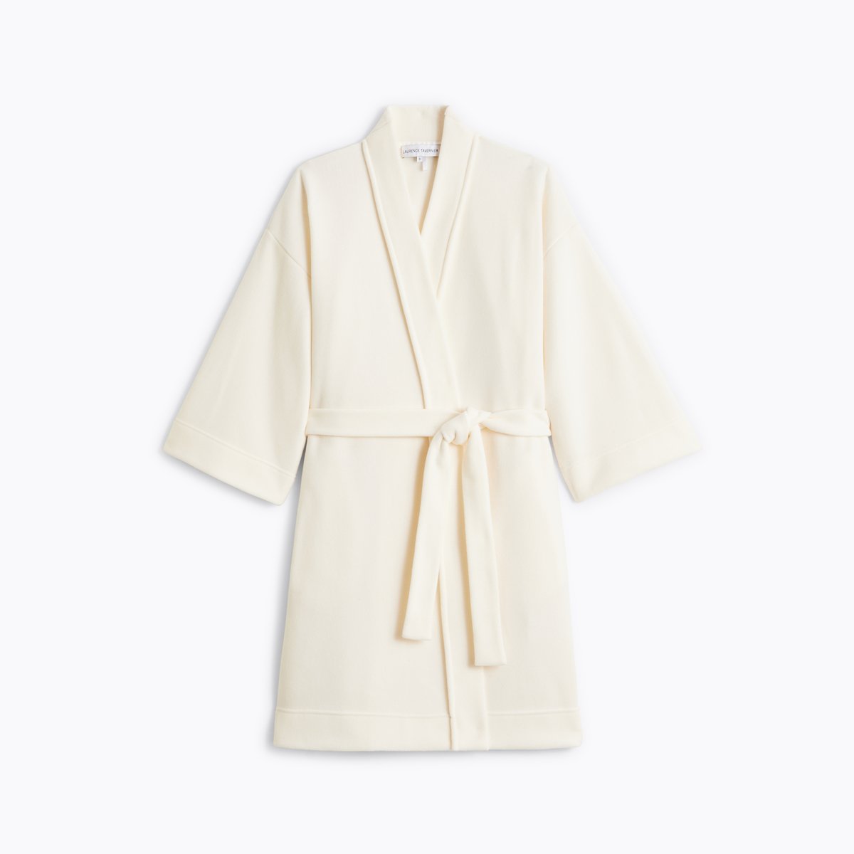 Kimono court col kimono en polaire SILENCE lait, LAURENCE TAVERNIER