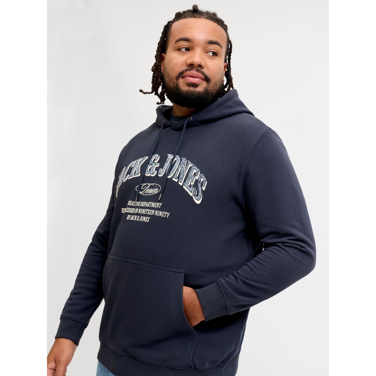 Sweat À Capuche navy blazer, JACK & JONES