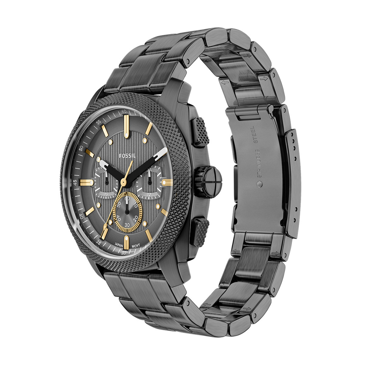 Montre Analogique  MACHINE argenté gris argenté, FOSSIL