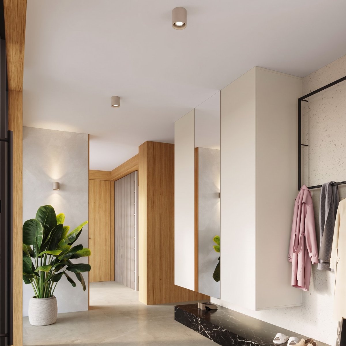 Plafonnier Aluminium Taupe GU10 1 Orbis taupe, EDEN