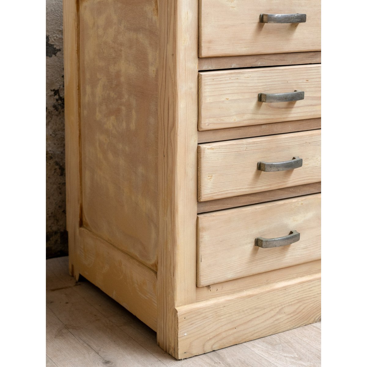 Petit meuble de rangement à tiroirs Valery N°154 - Bon état bois clair, DEBONGOUT