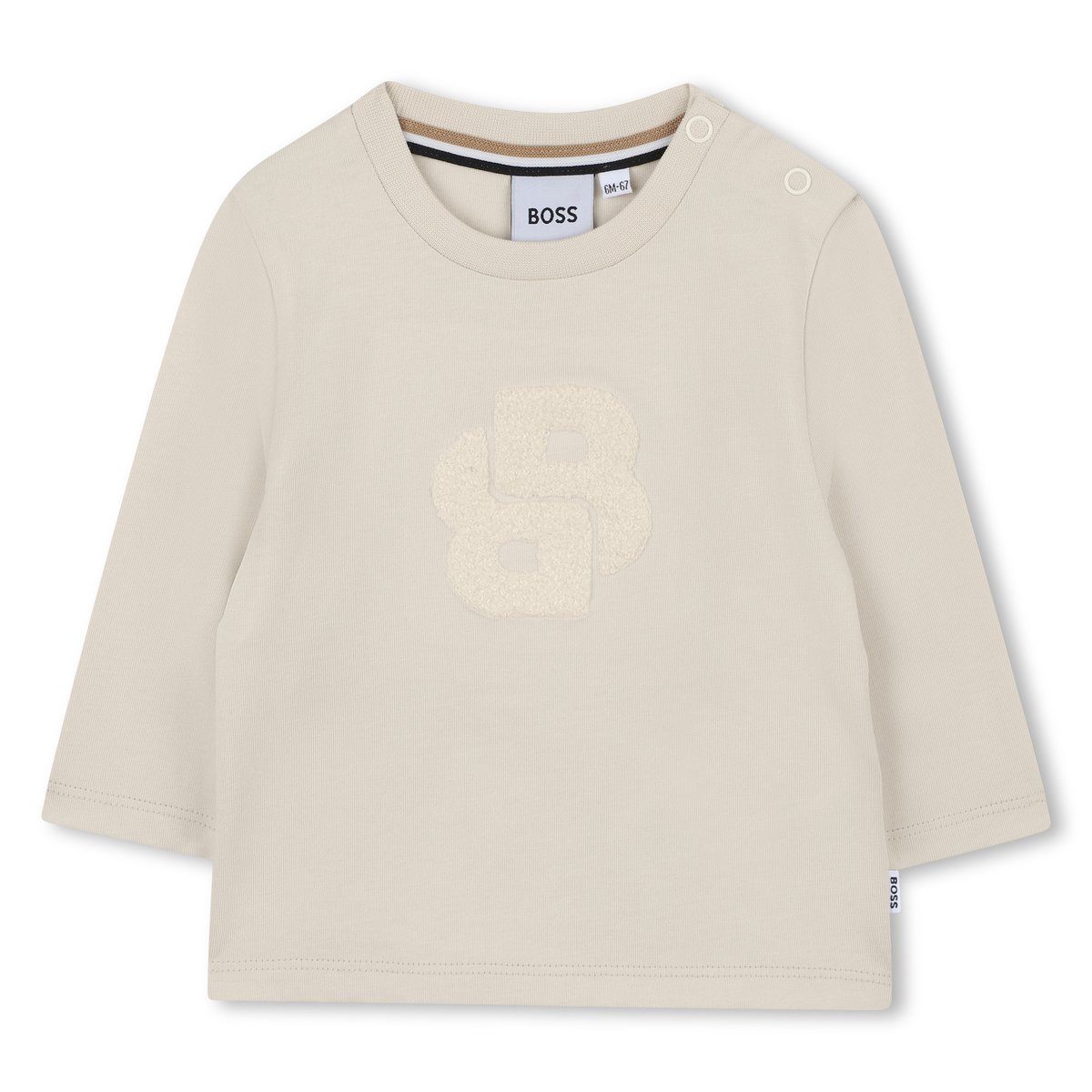 T-shirts à manches longues vanille, BOSS KIDSWEAR