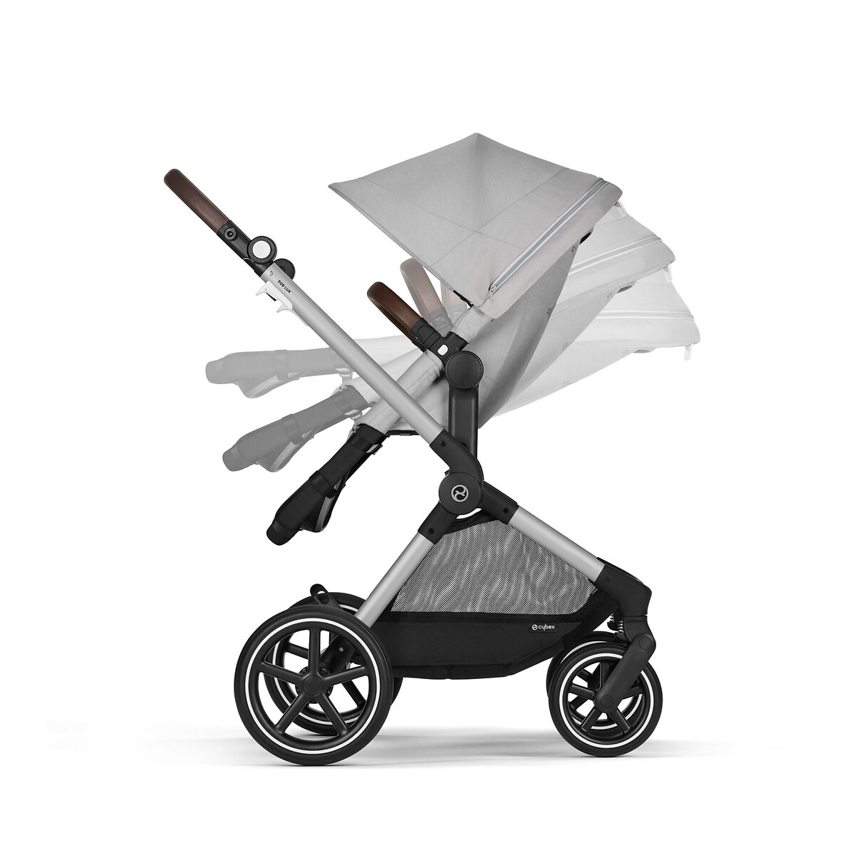 Poussette Eos Lux 2en1 522003847 gris, CYBEX