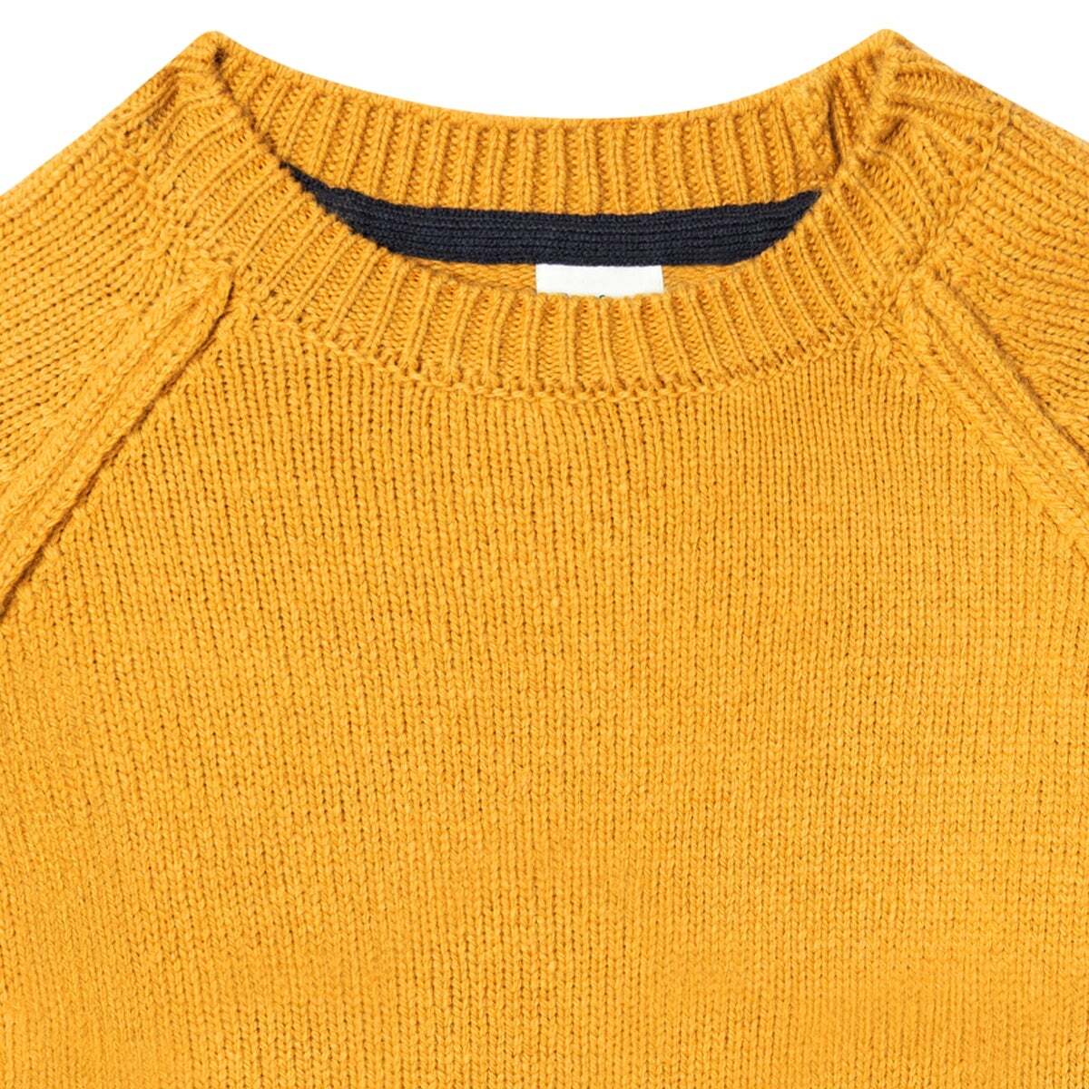 Pull Col Rond En Maille jaune ocre, PEPE JEANS