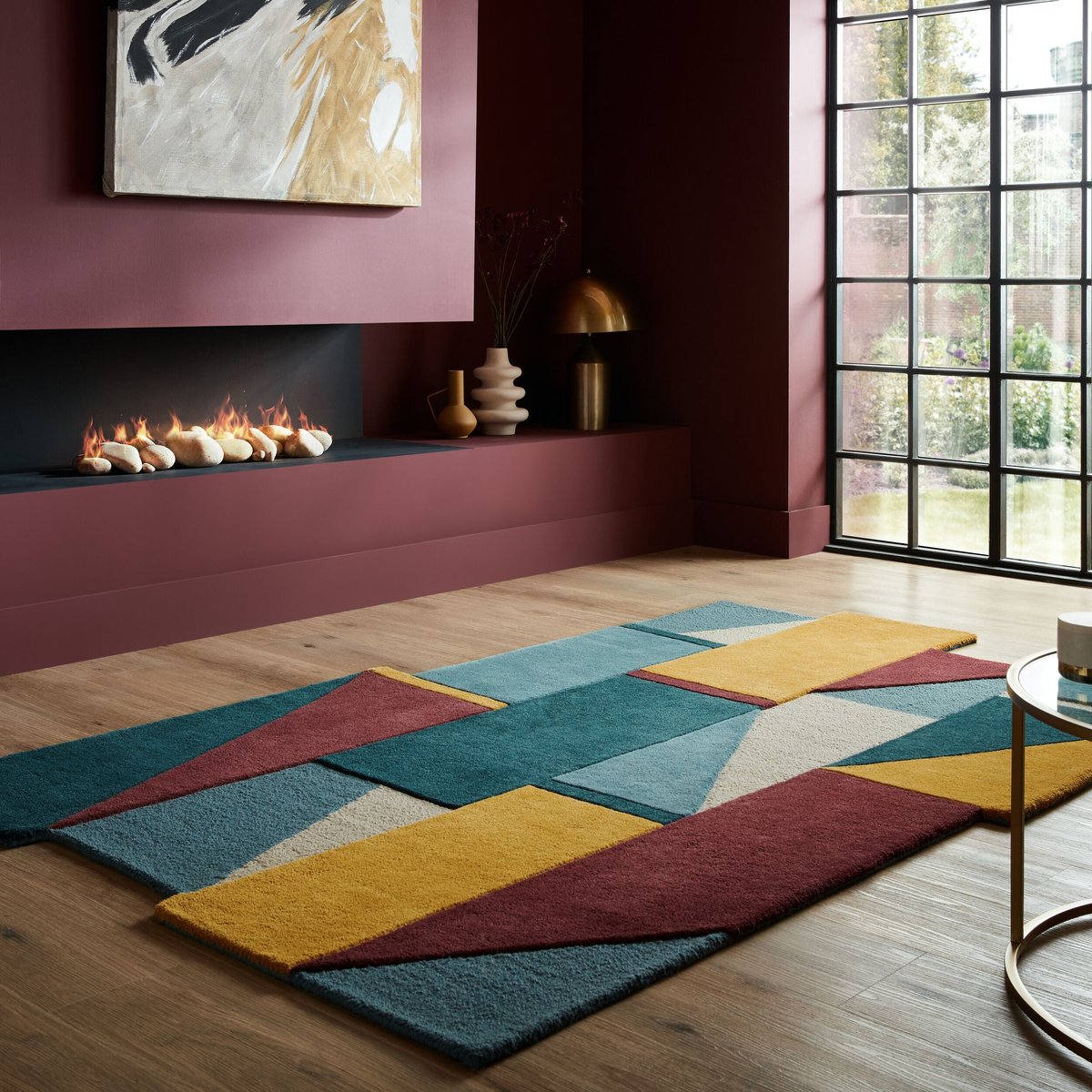 Tapis en laine SHUFFLE multicolore, FLAIR RUGS