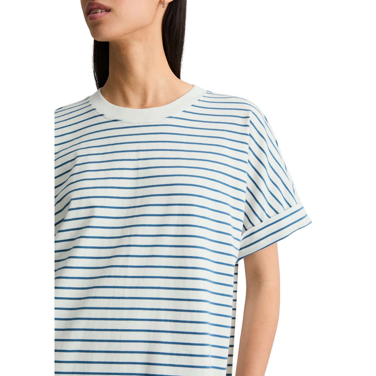 Robe en jersey régulière en jersey lourd bleu, MARC O’POLO DENIM