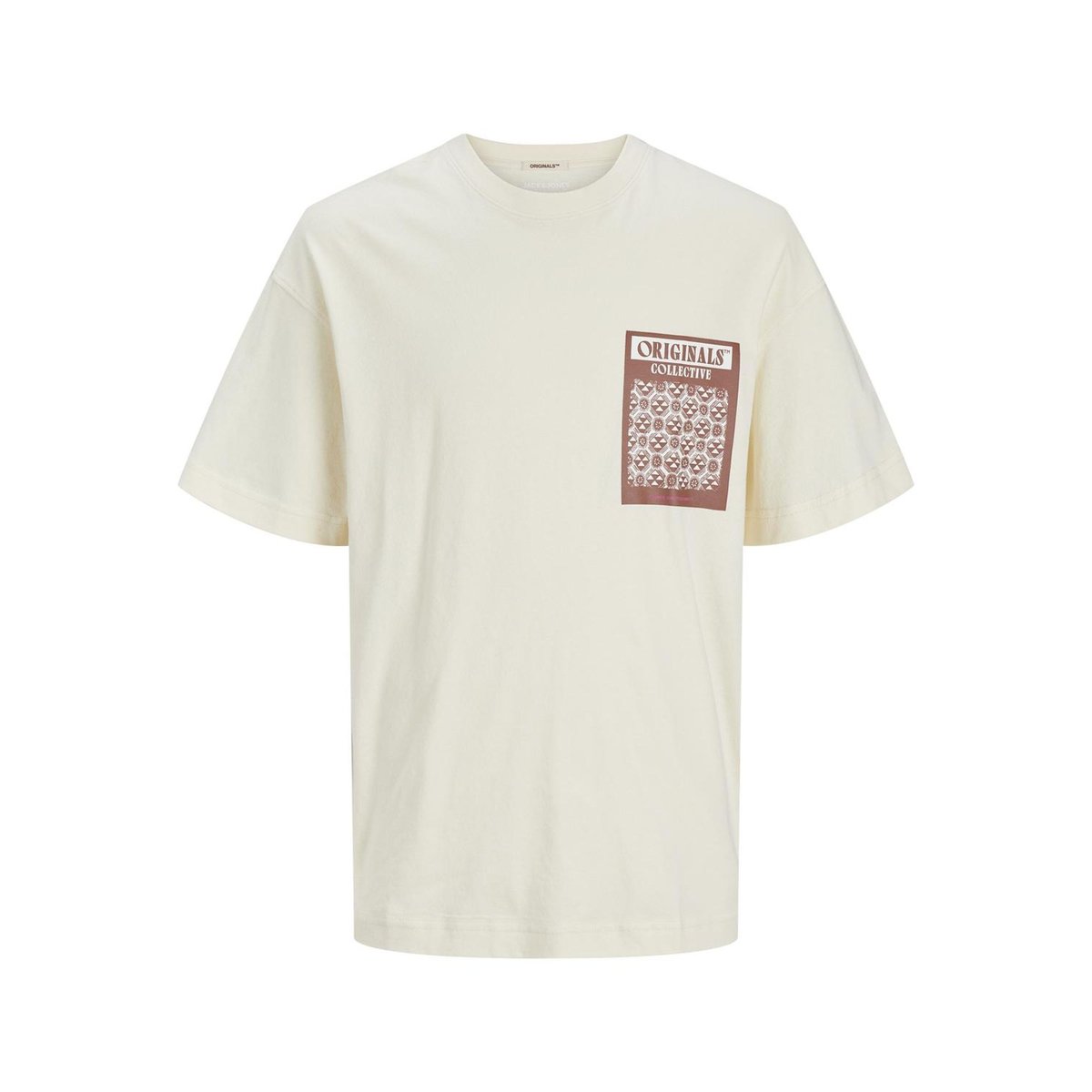 T-Shirt buttercream, JACK & JONES