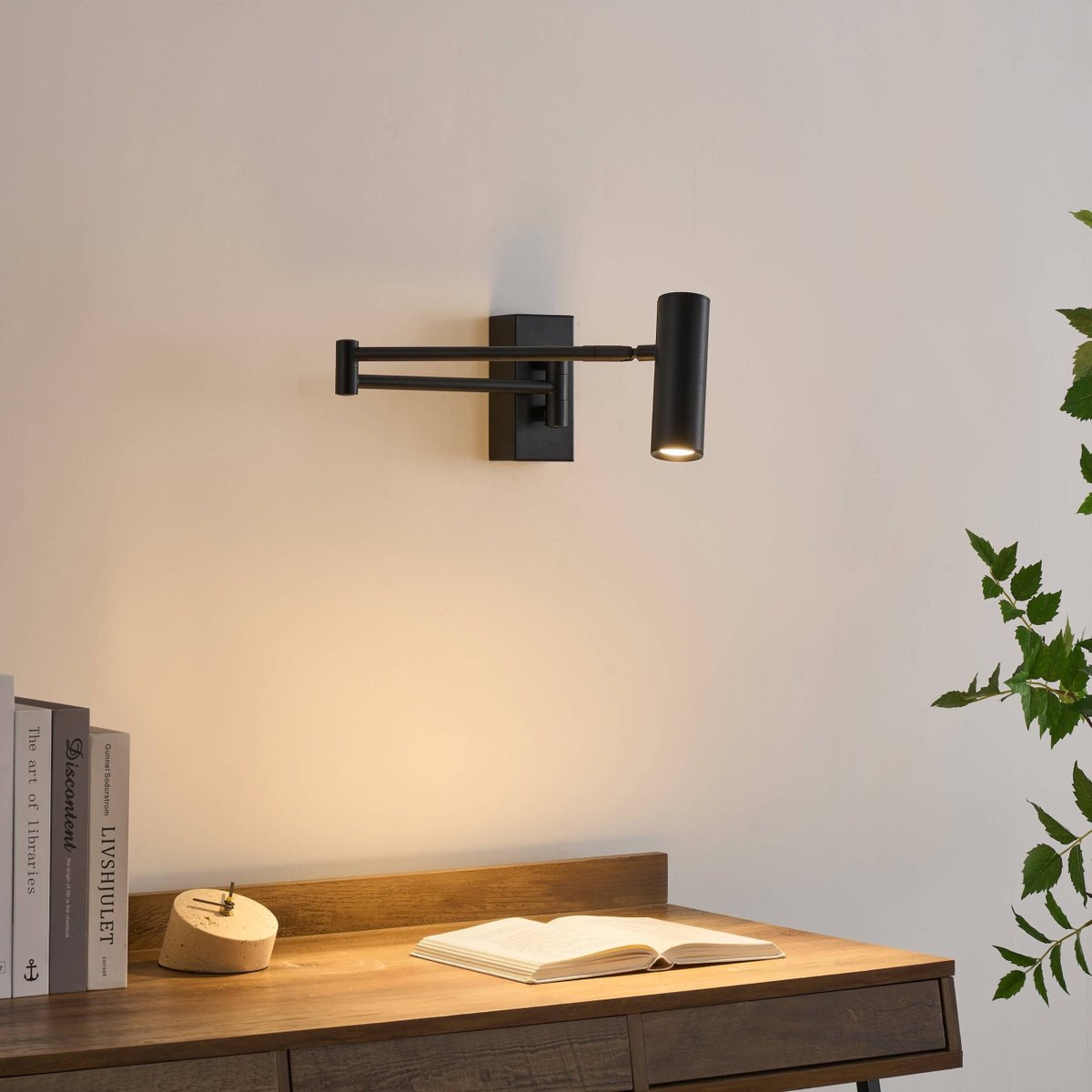 Applique LED orientable tactile - RIMIO noir, KOSILUM