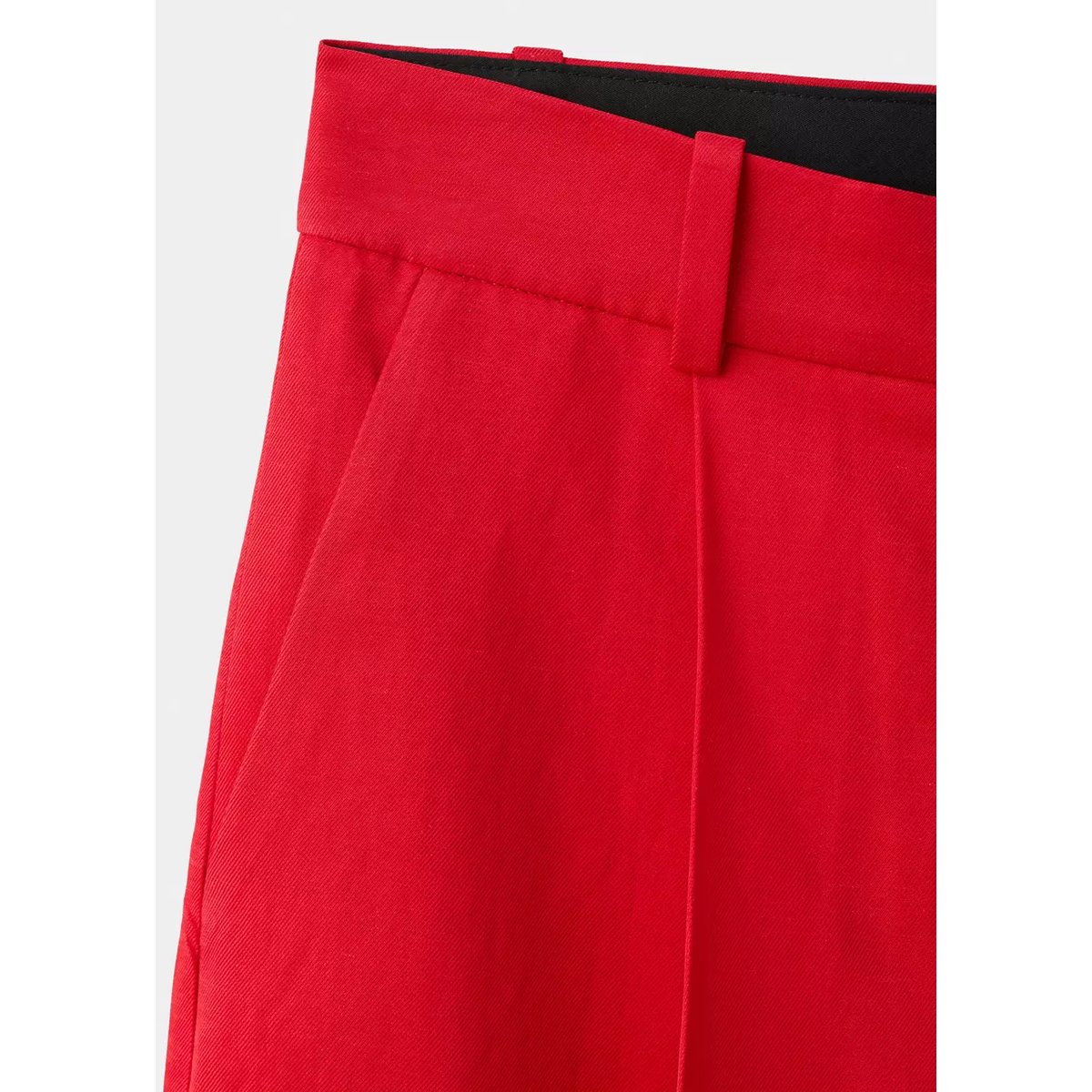 Bermuda droit taille normale rouge, MANGO