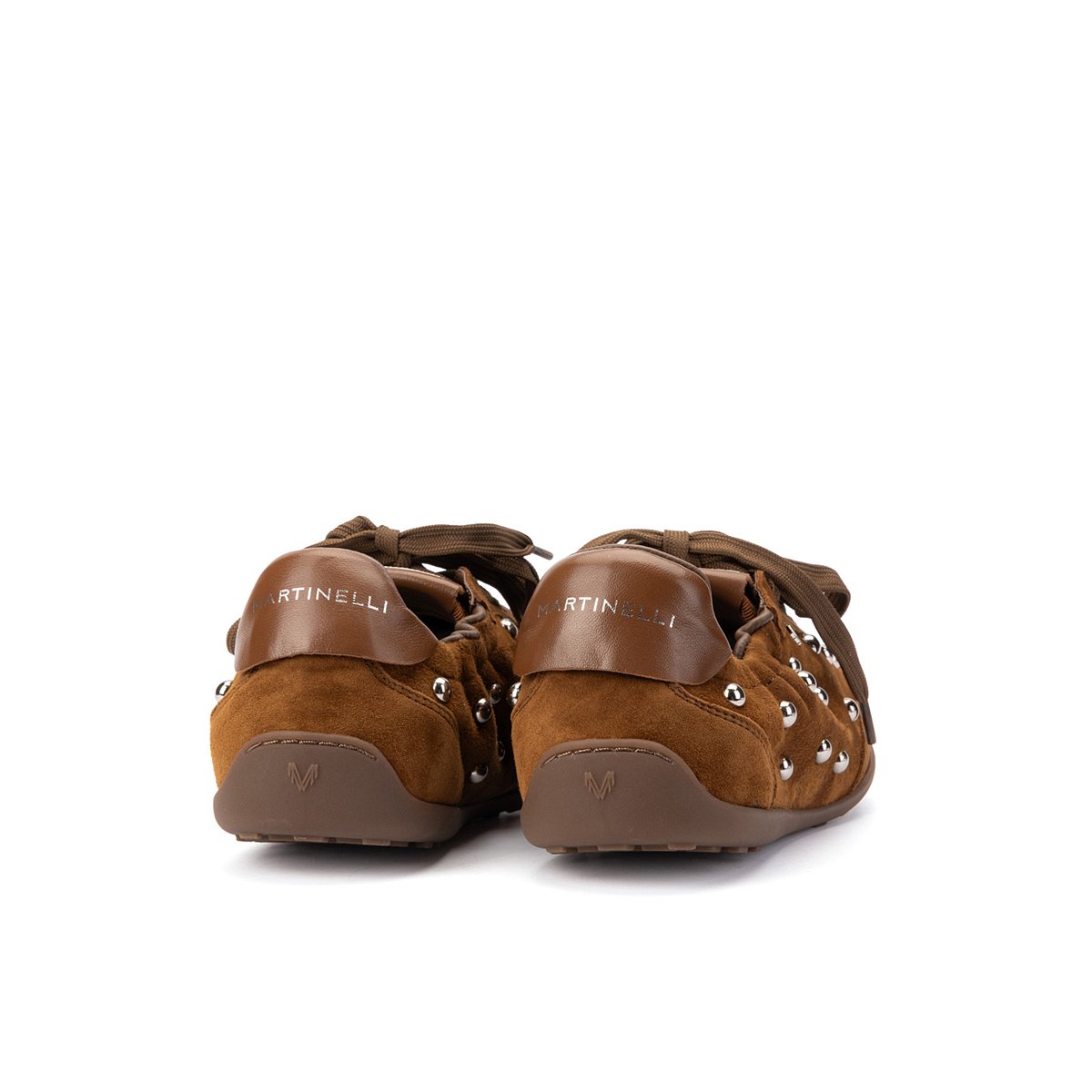 Baskets cuir Bellechase tabaco, MARTINELLI