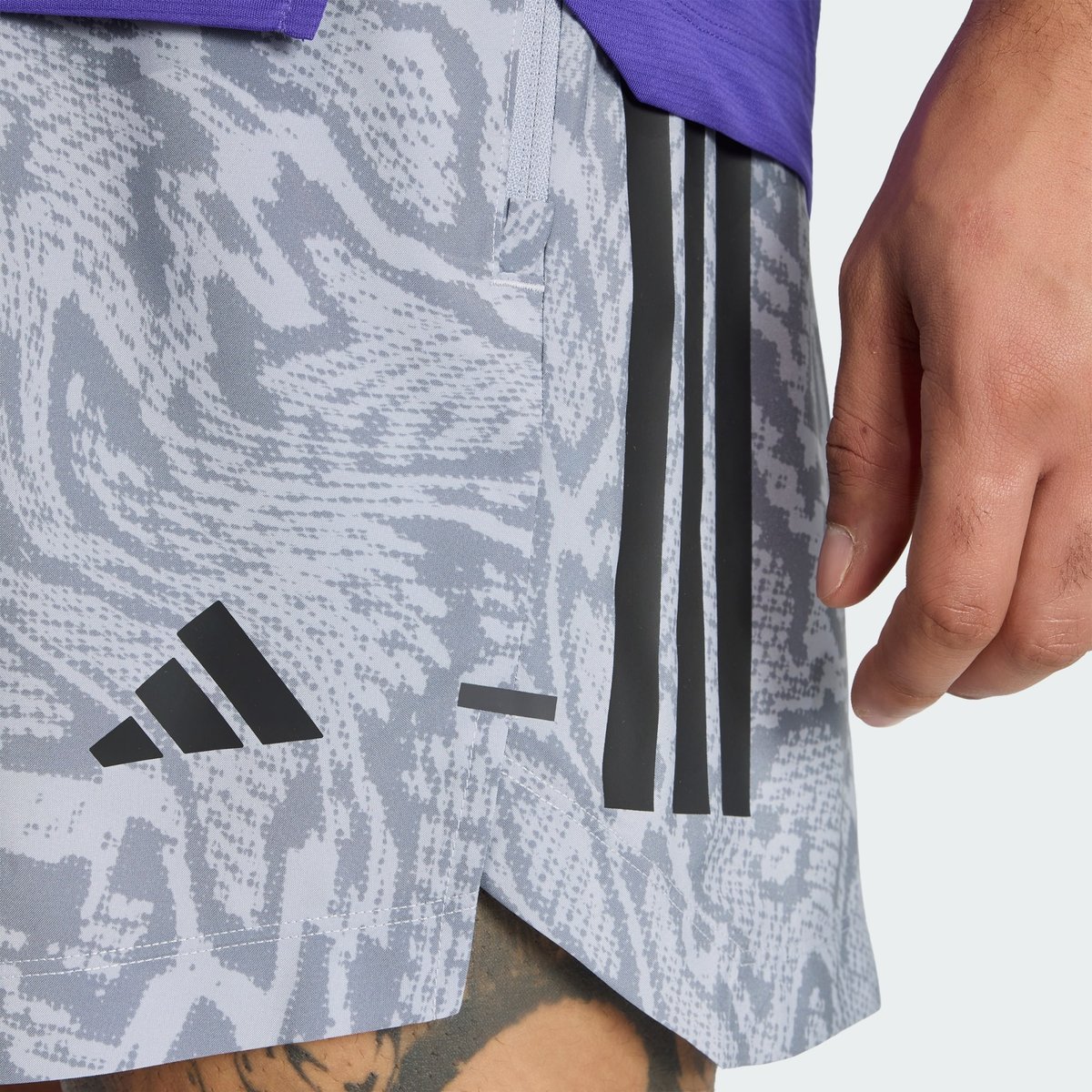 Short D4T Primelift Aop Short D4T Primelift Aop halo silver / grey, adidas Performance