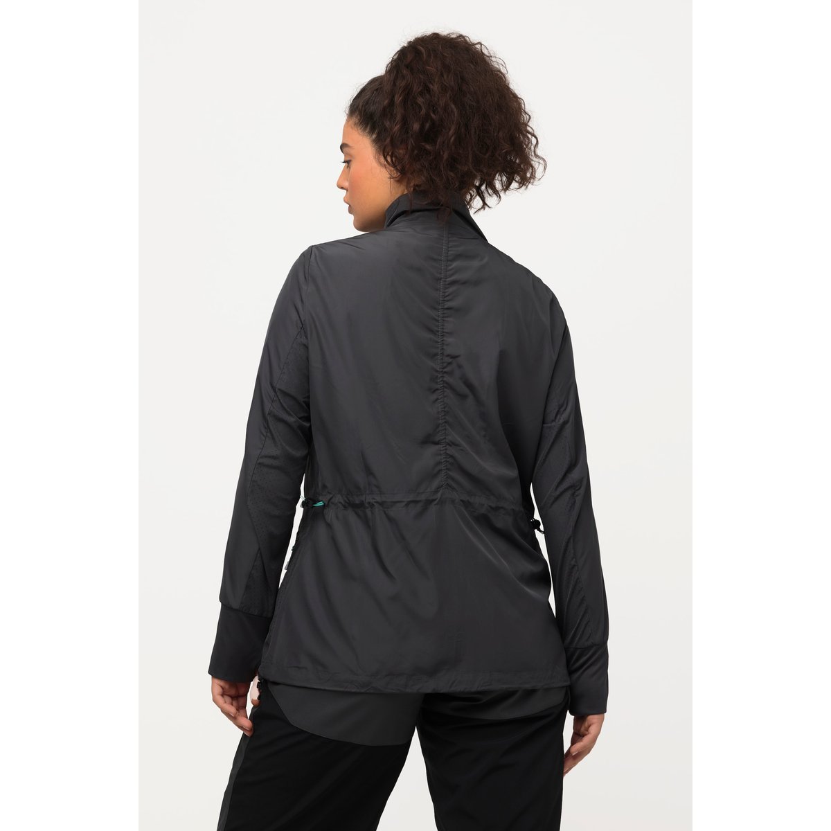 Veste légère HYPAR à col montant et cordon gris volcan, ULLA POPKEN