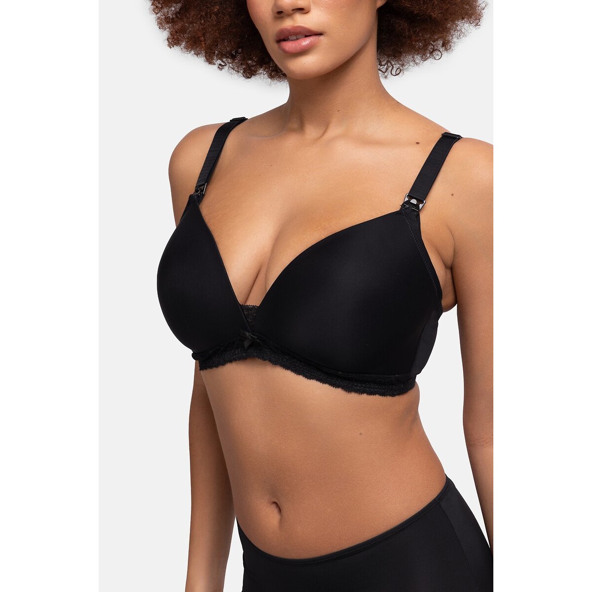 Reggiseno da allattamento senza ferretto May nero , DORINA