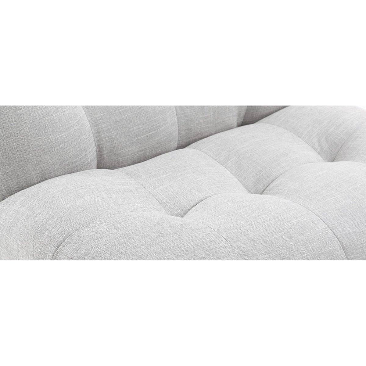 Fauteuil scandinave YUMI gris perle, MILIBOO