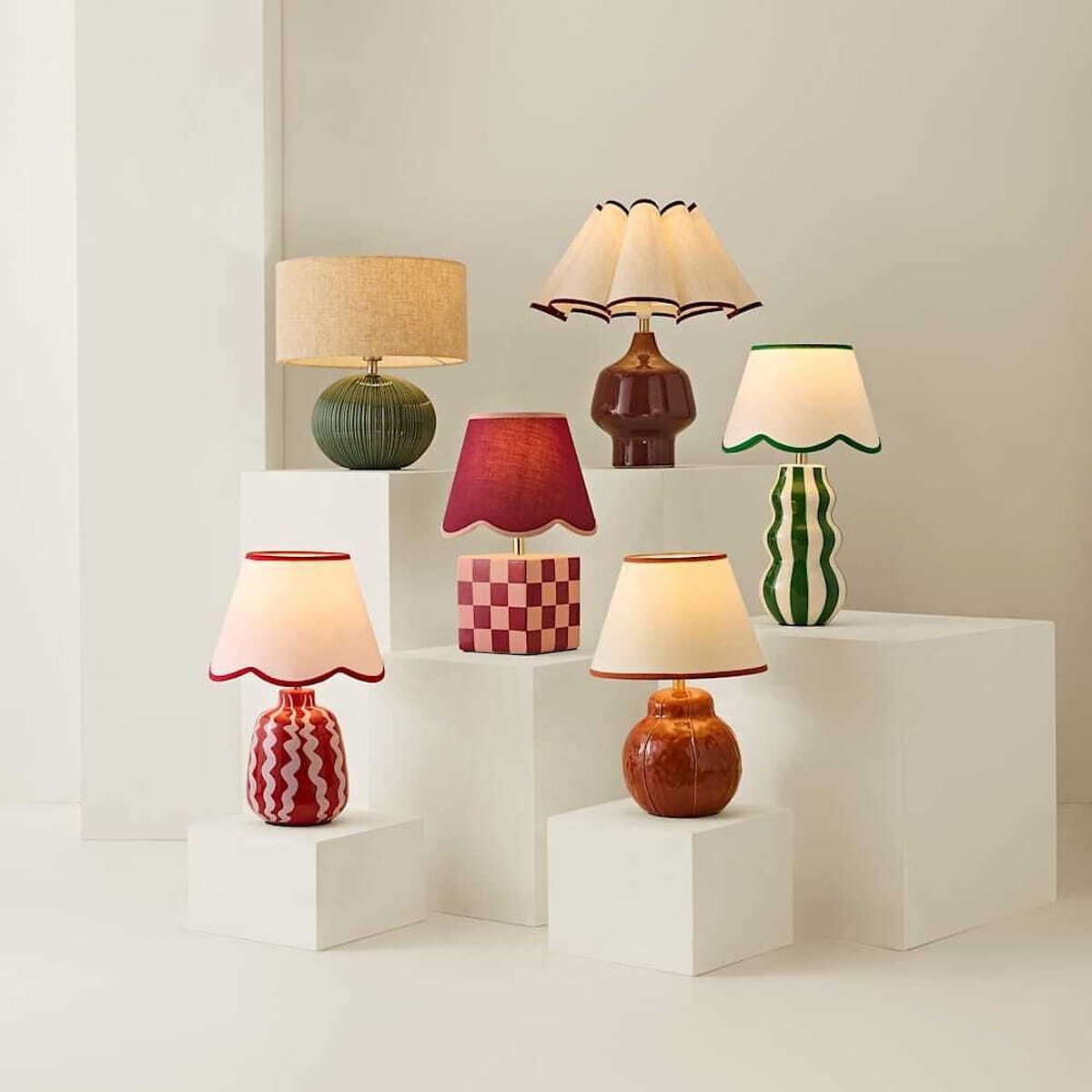 Jeri Burgundy Ceramic Table Lamp burgundy, SO'HOME