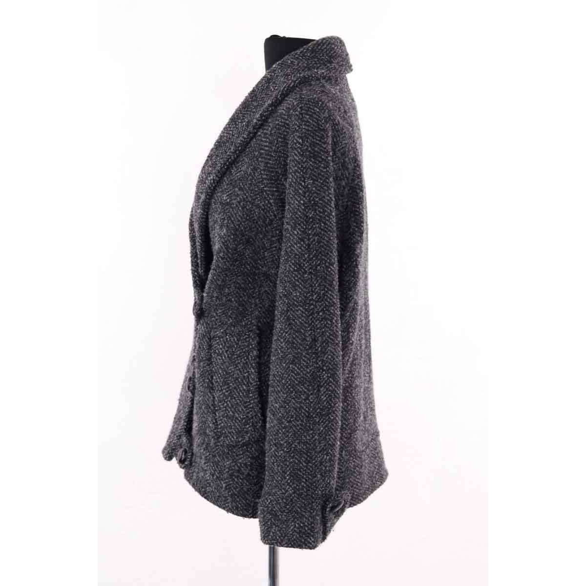 Manteau - Très Bon État gris, SEZANE