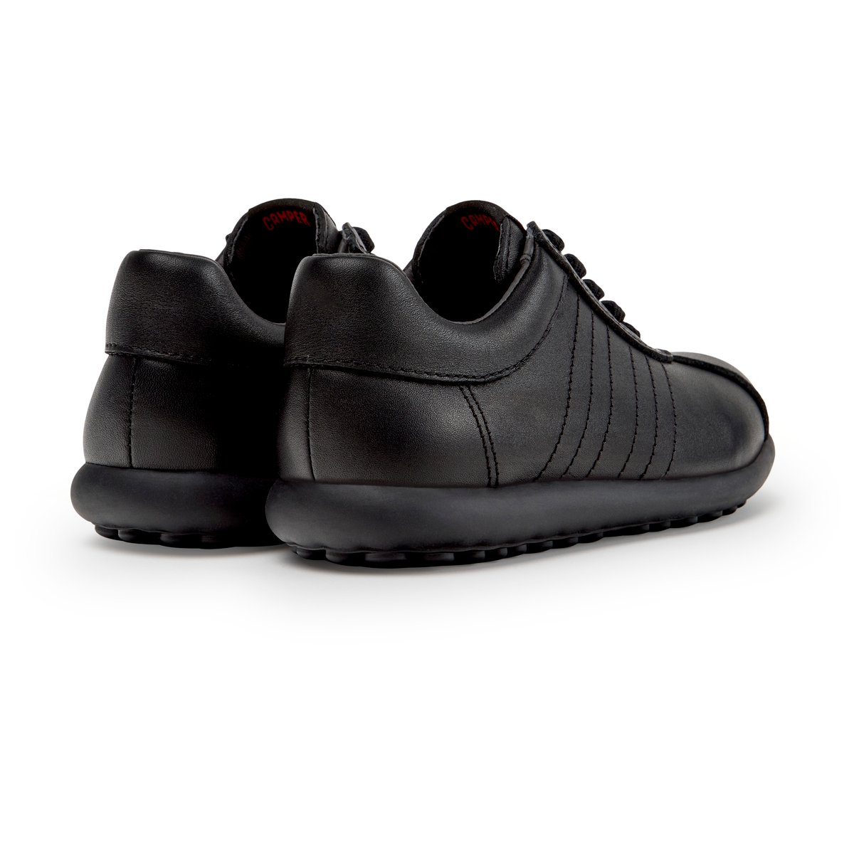 Baskets Pelotas Ariel Smooth Leather noir 003, CAMPER