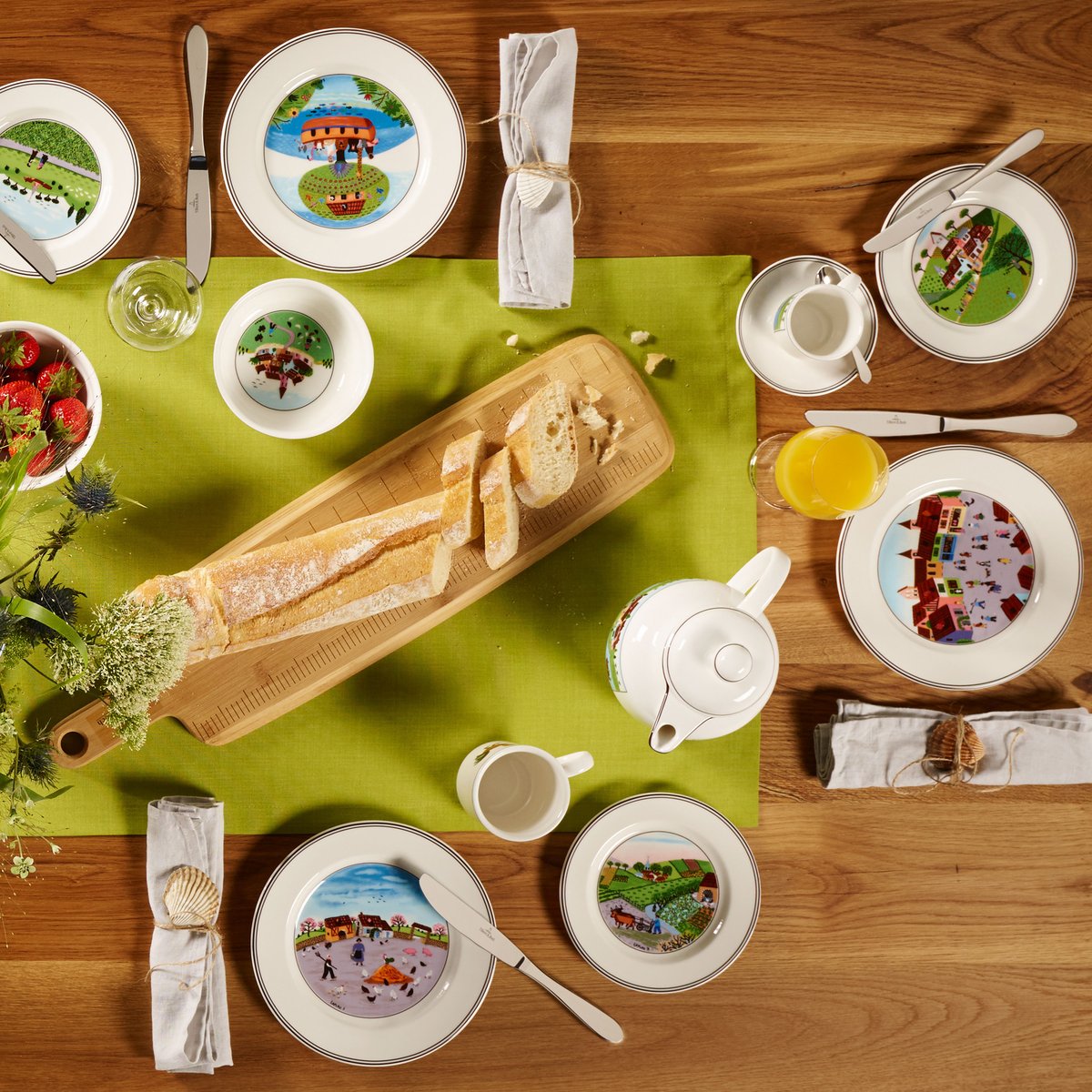 Assiette À Pain, Labour DESIGN NAIF multicolore, VILLEROY & BOCH