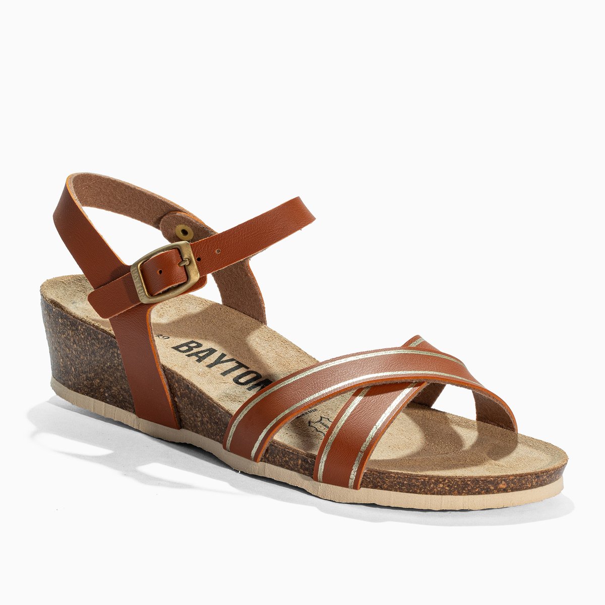 Sandales CANBERRA camel/gold, BAYTON