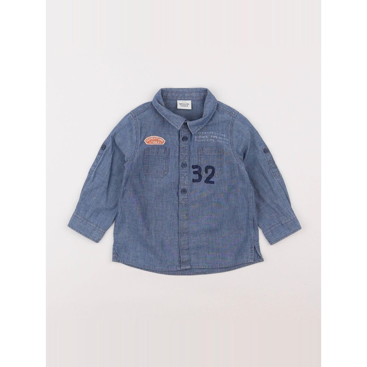 Chemise - Très bon état bleu, TAPE A L'OEIL