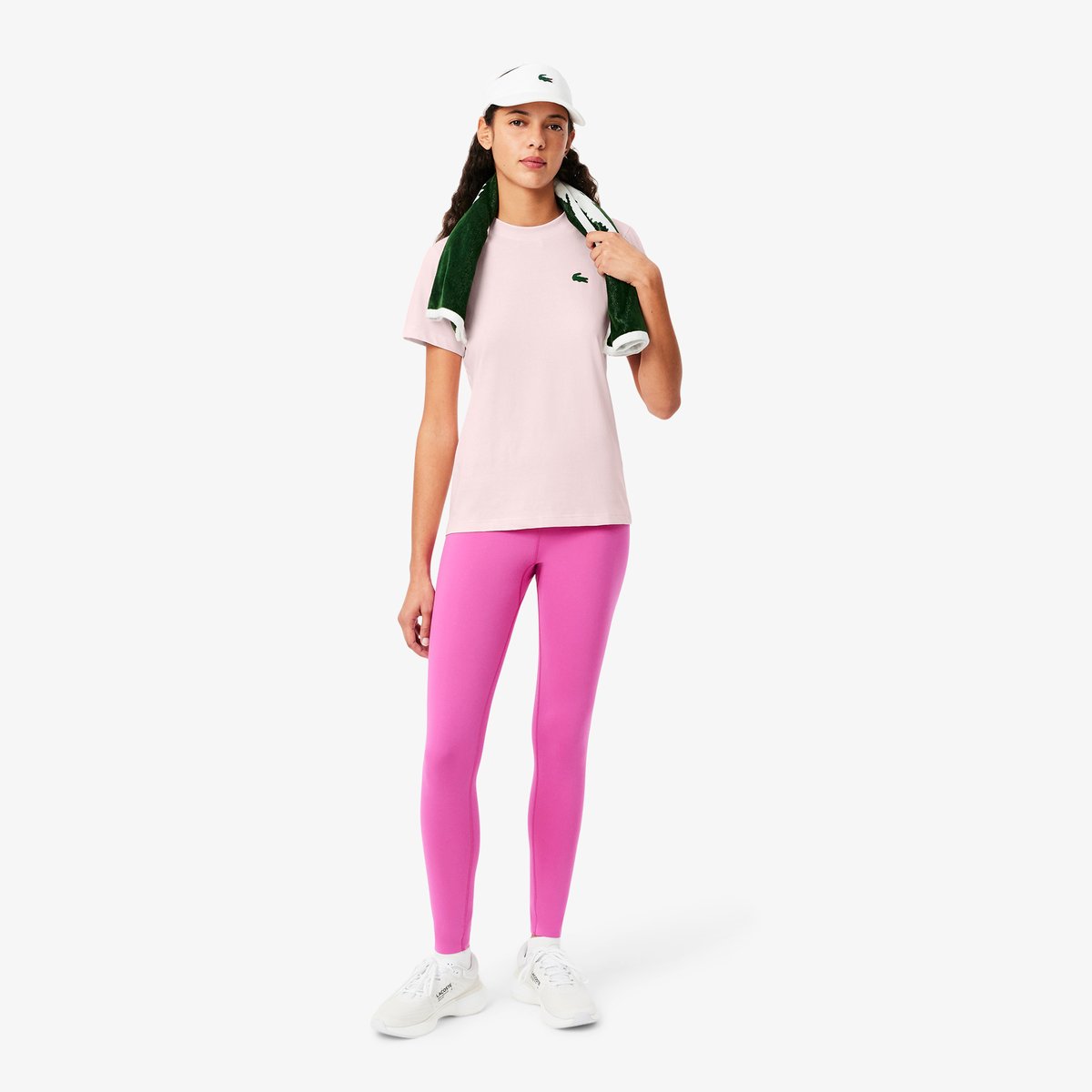T-shirt Sport coton technique Ultra Dry rose-t03, LACOSTE