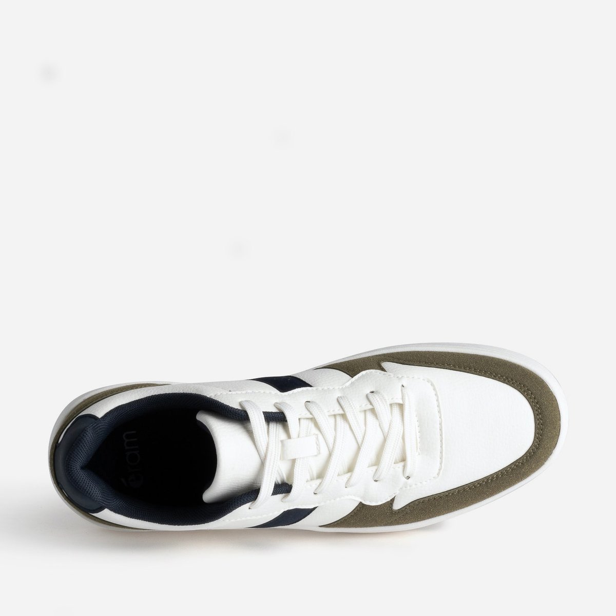 Basket DIEGO blanc/kaki, ERAM