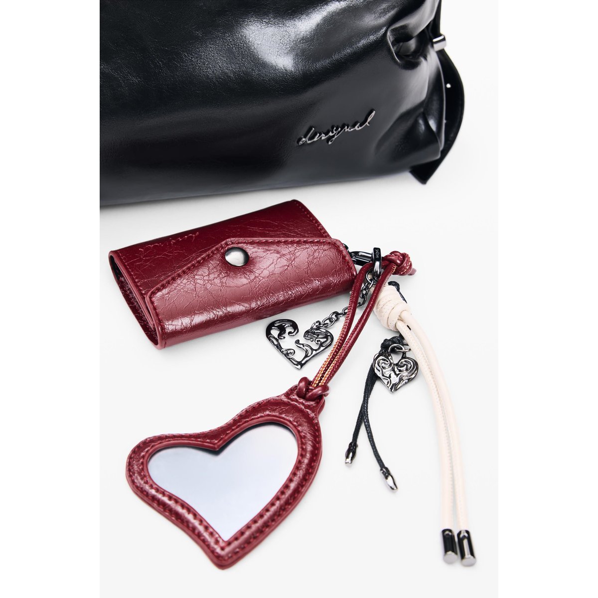 Grand sac shopping noir, DESIGUAL