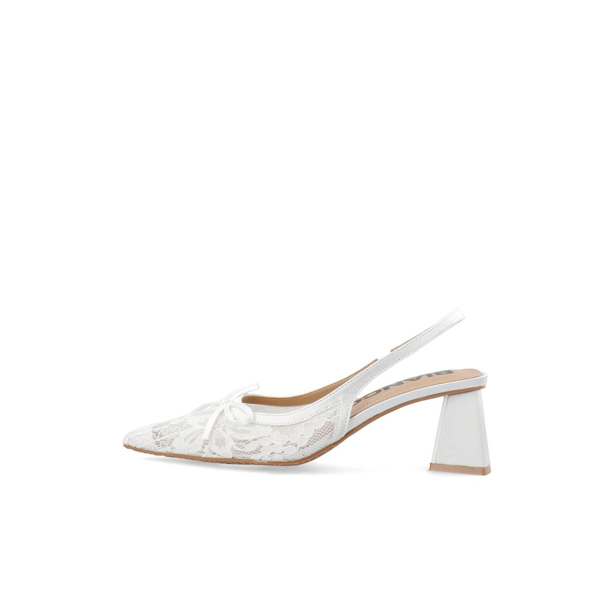 Chaussures À Bride Arrière blanc - whitelace, BIANCO