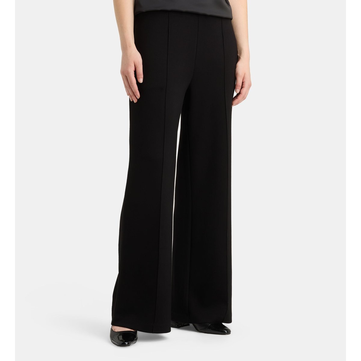 Pantalon à pinces droit funda jer noir, GALERIES LAFAYETTE
