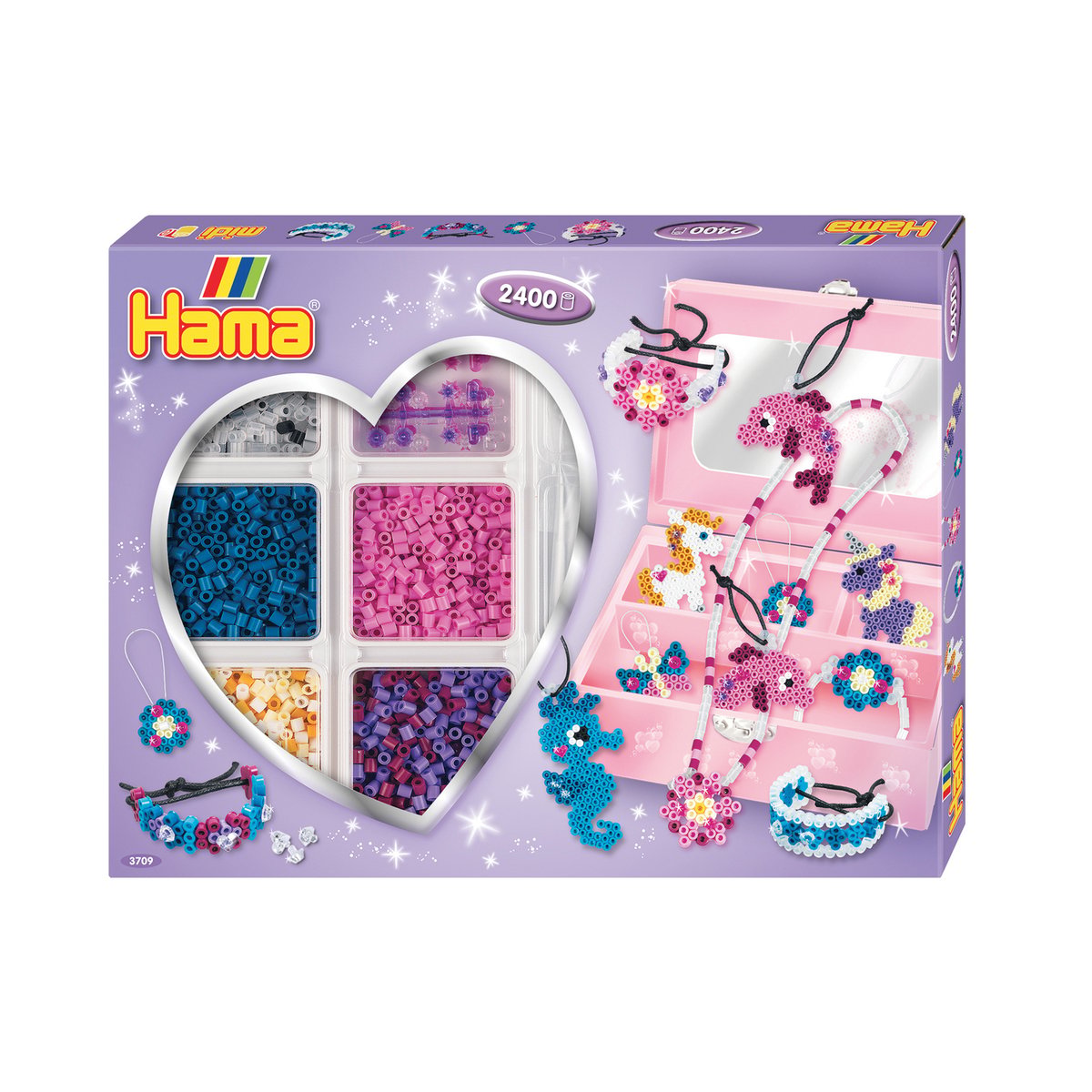 Midi boîte pm "la bijouterie" multicolore, HAMA