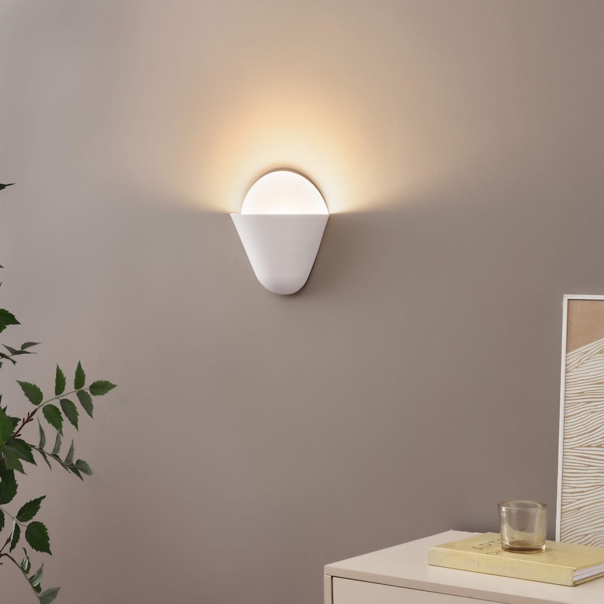 Applique avec LED intégrée - FLO blanc, KOSILUM