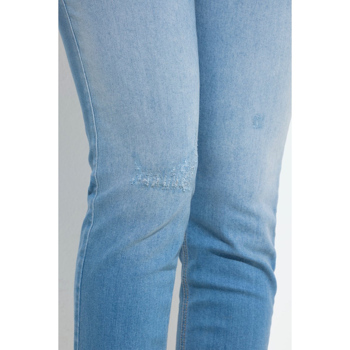 Jean Sarah en denim stretch, jambe étroite bleu clair, ULLA POPKEN