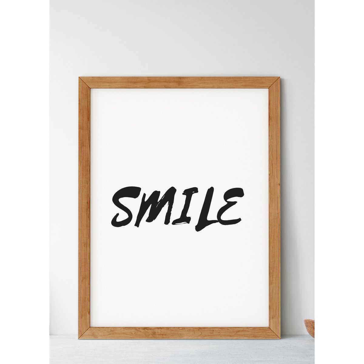 Affiche Smile blanc, L'AFFICHERIE