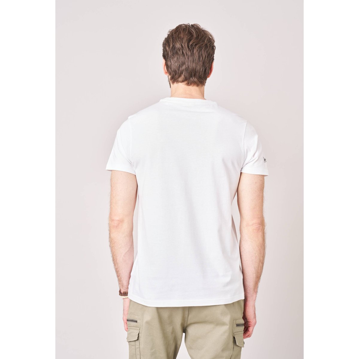 T-shirt homme en 100% coton VEGAS white, DEELUXE
