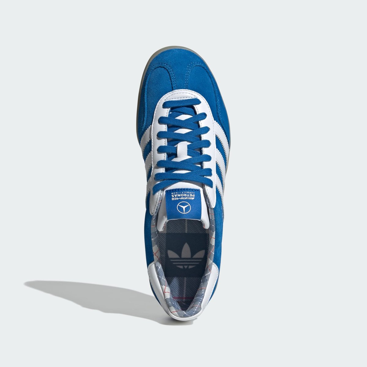 Chaussure Gazelle Indoor Mercedes Amg Petronas F1 Team Chaussure Gazelle Indoor Mercedes Amg Petronas F1 Team blue bird / cloud white / gum, adidas Originals
