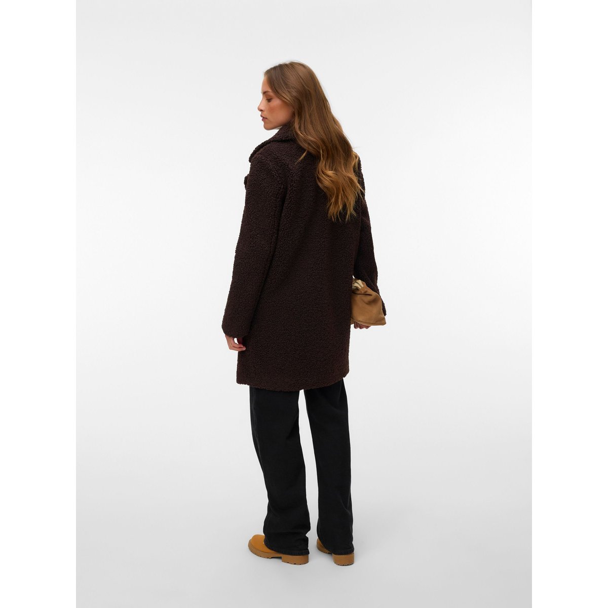 Manteau En Peluche marron - chocolate torte 1, VERO MODA