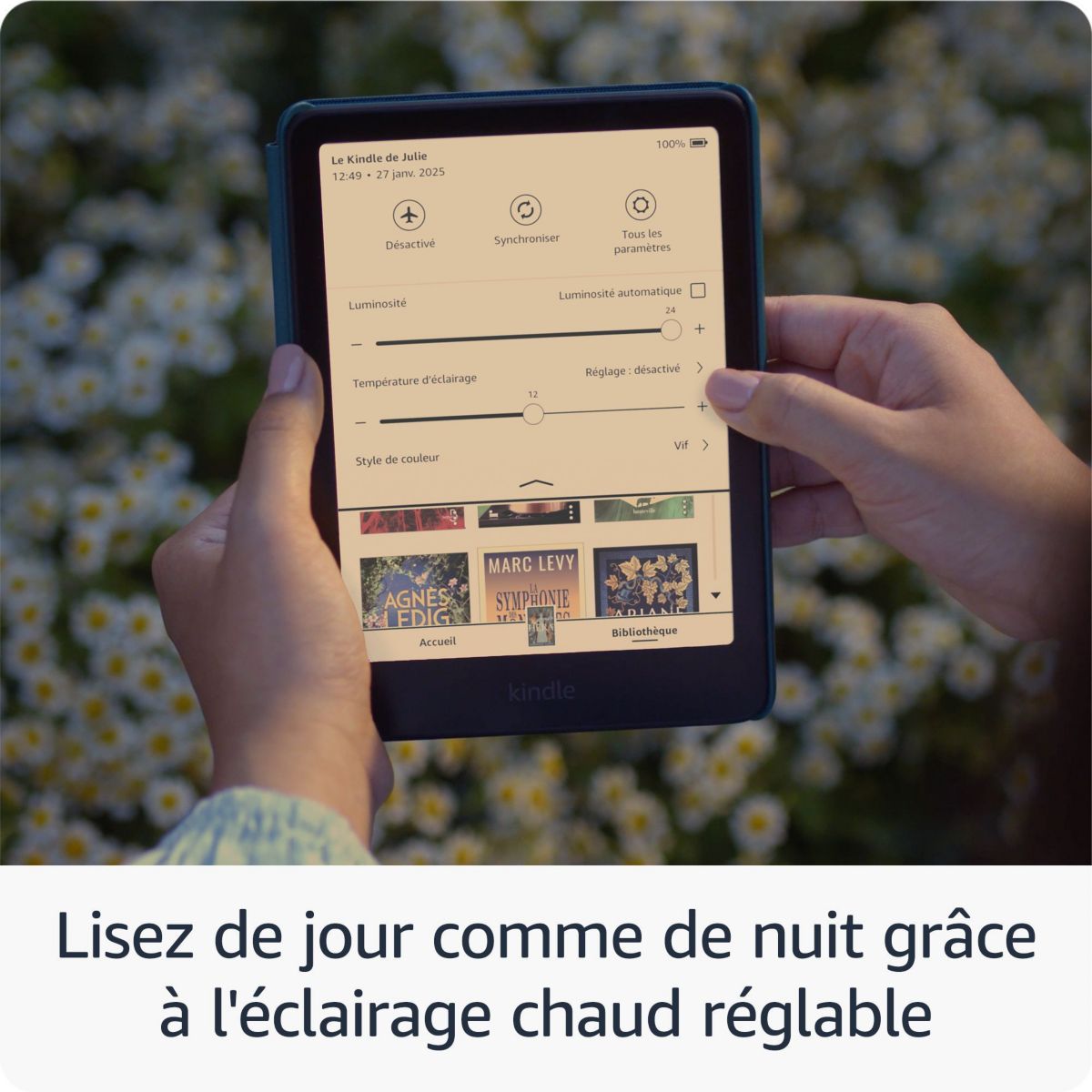 Liseuse eBook Kindle Colorsoft - Noire 16Go couleur unique, AMAZON
