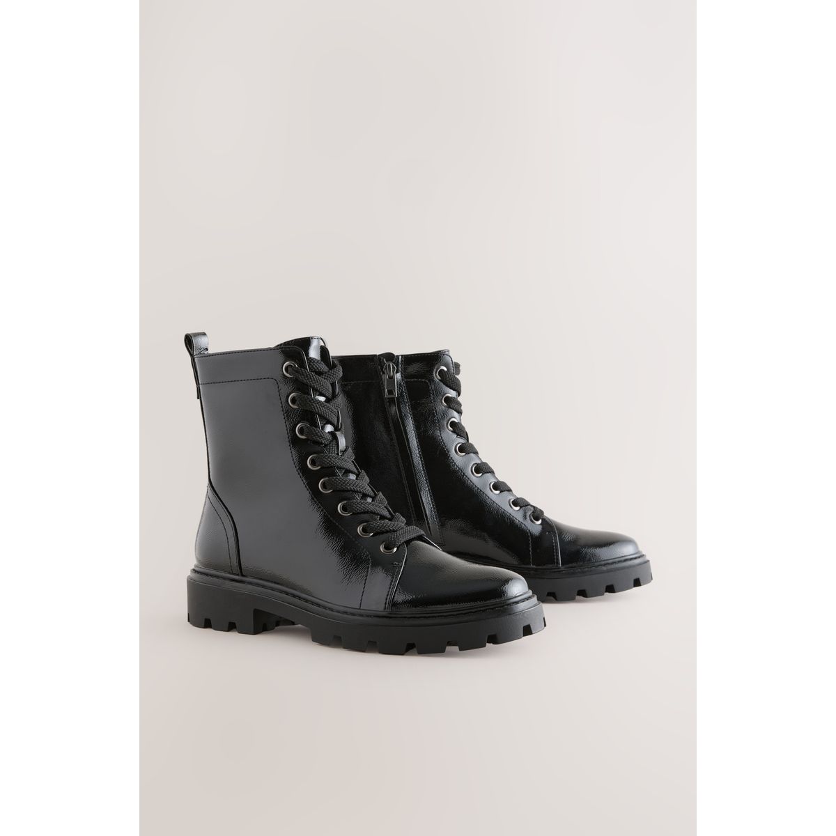 Bottes à lacets noir, NEXT