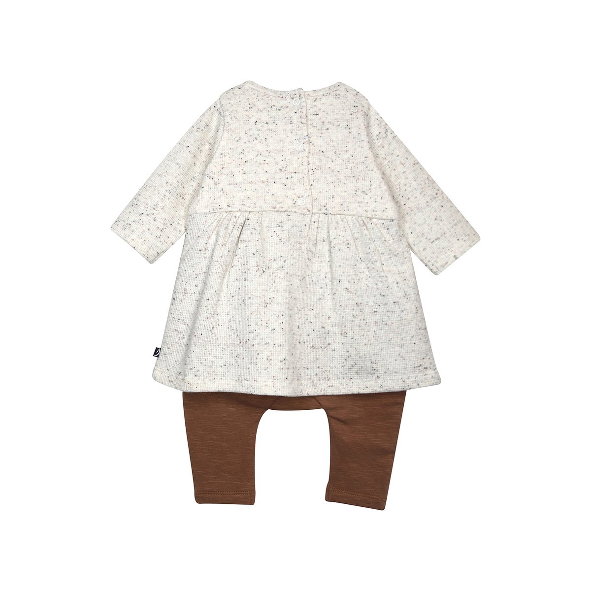 Combirobe en maille perlette sucre d'orge beige, SUCRE D'ORGE