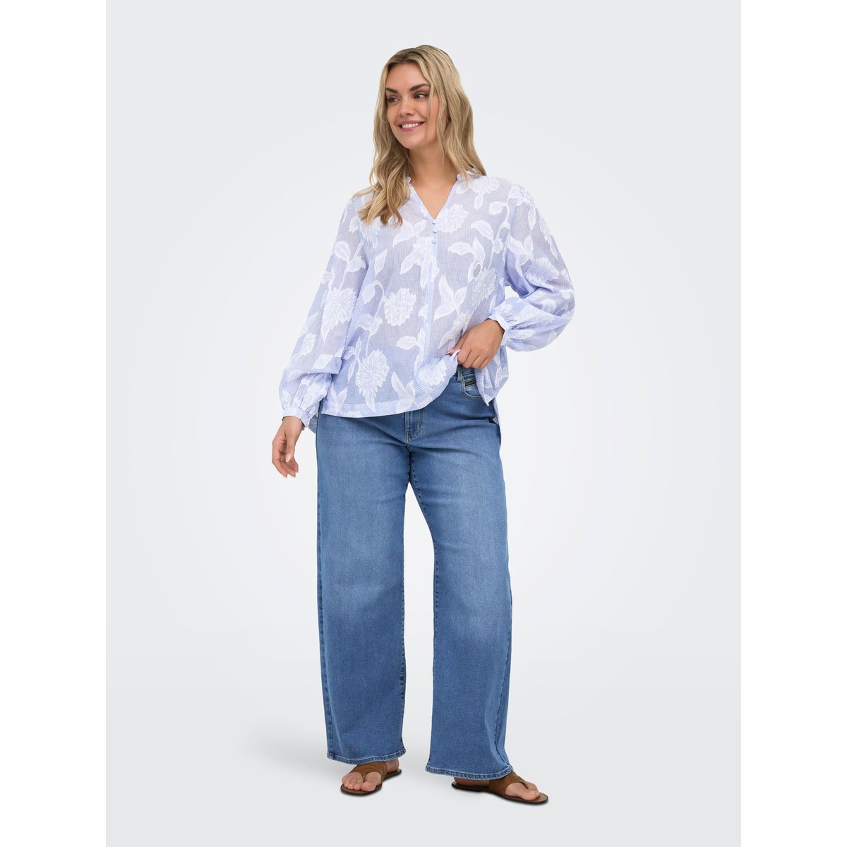 Chemise cashmere blue, ONLY CARMAKOMA