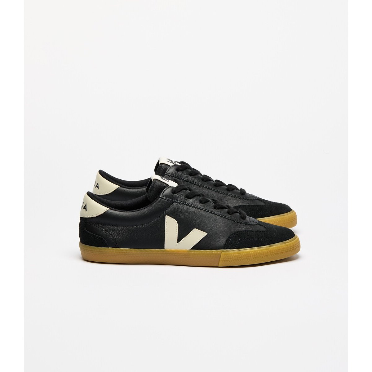 Volley Leather Trainers black, VEJA