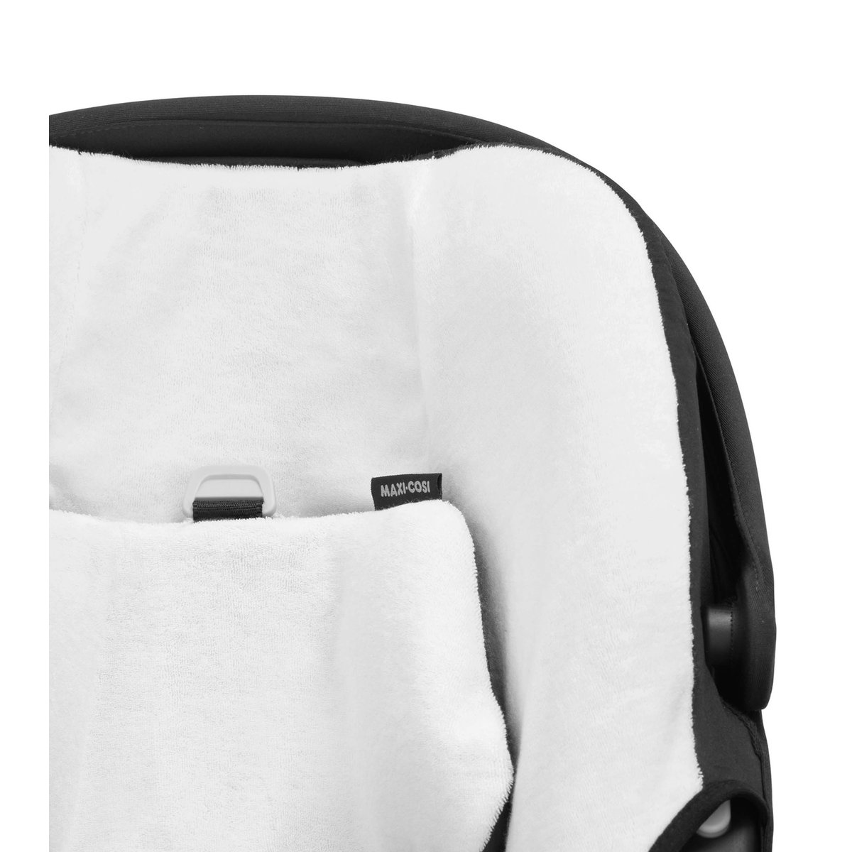 Housse pour siège-auto en coton bio Pebble 360 Pro / Pebble 360 blanc naturel, MAXI COSI