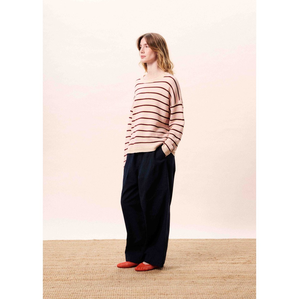 Pull VIKTORIA rose, FRNCH