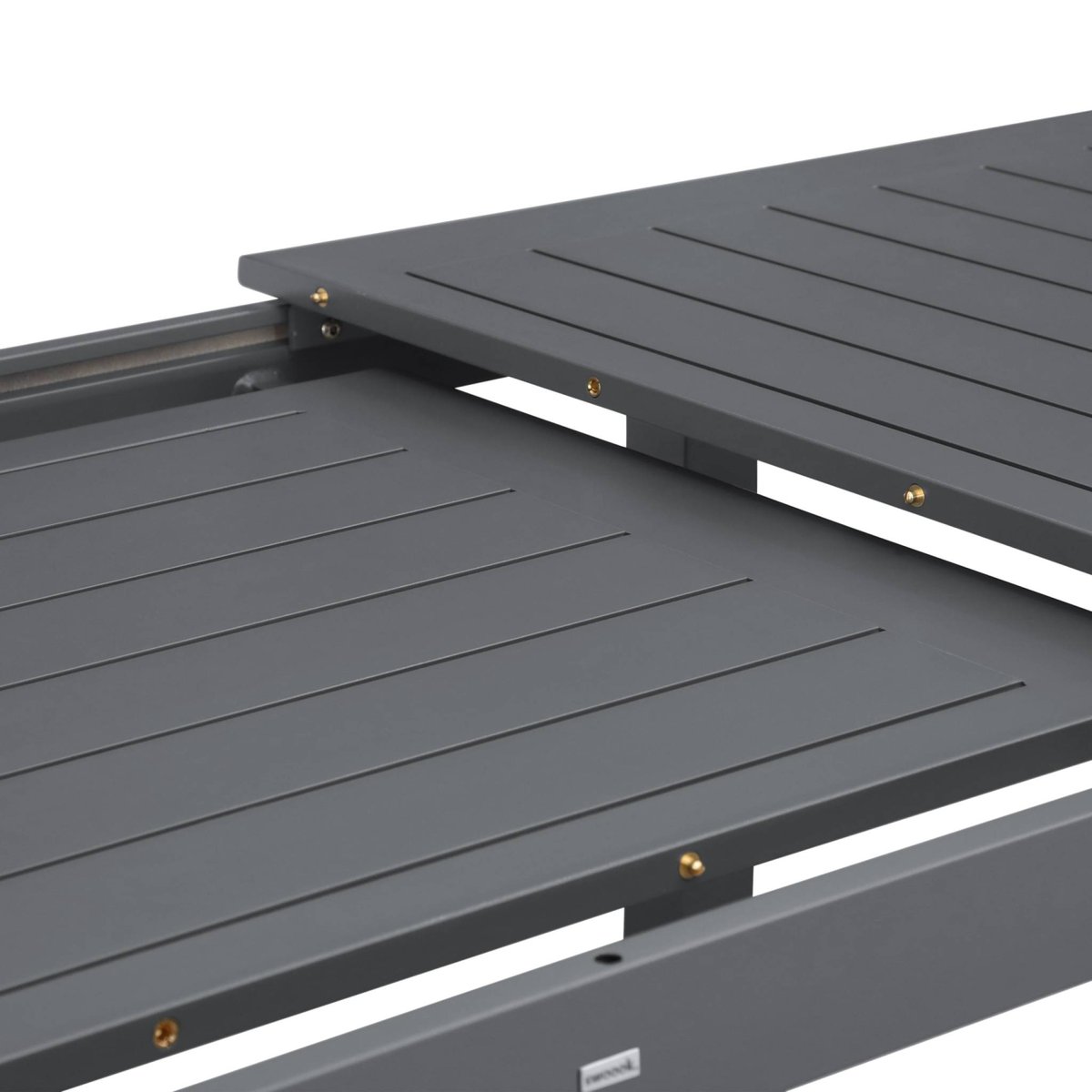 Table de jardin extensible aluminium 8 places SEATTLE anthracite, SWEEEK