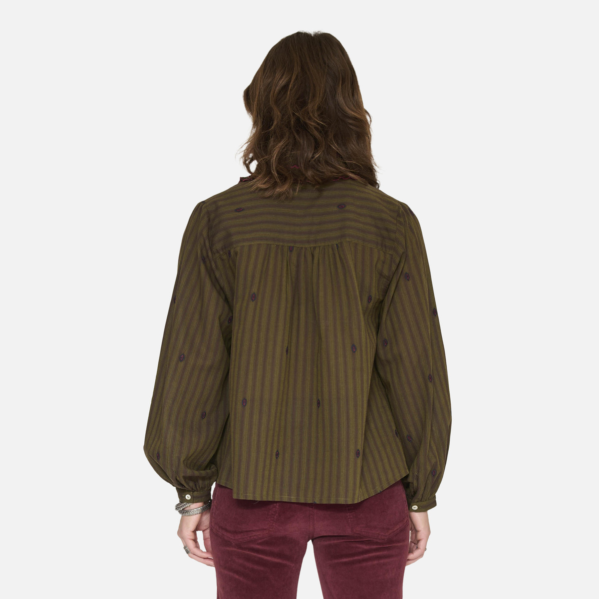 Blouse CORNELY kaki, MKT STUDIO