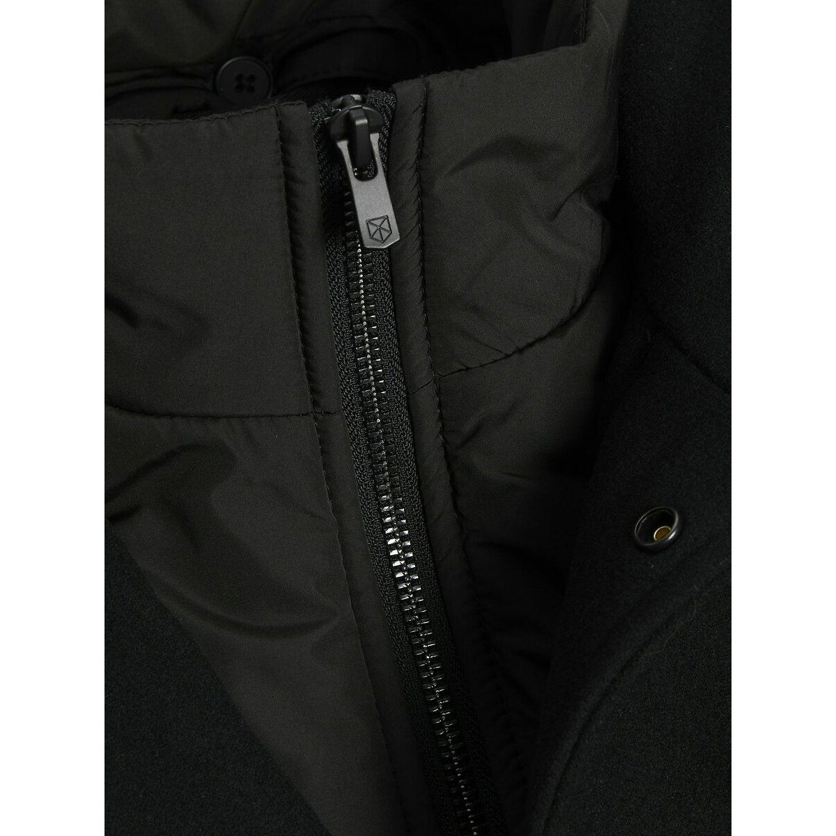 Caban col montant noir, JACK & JONES