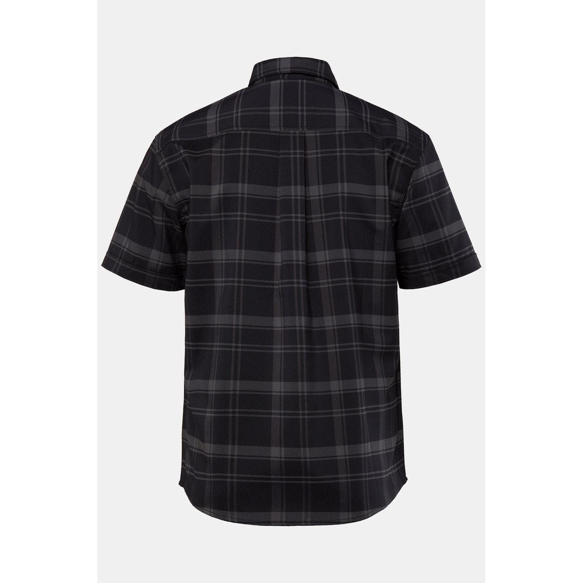 Chemise à carreaux à manches courtes noir, JP1880