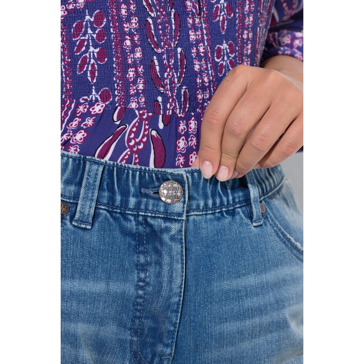 Jean Boyfriend, détails destroy bleu jean, ULLA POPKEN