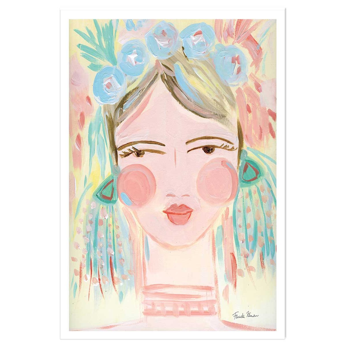 Affiche enfant visage affiche seule, HEXOA